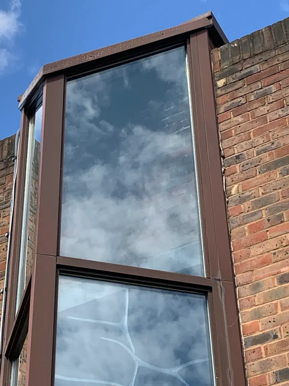 Window after a pure water clean by WrXperts